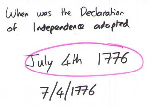 AmericanImmigrationTest_Question63_IndependenceDay